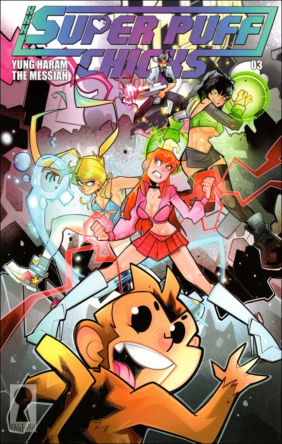 Super Puff Chicks issue 3 Villano Trece Cover