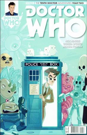 Doctor Who: The Tenth Doctor Year Two issue 12-C Stephen Byrne Cover