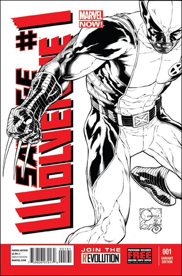 Savage Wolverine issue 1-D Joe Quesada 1:150 Sketch Cover