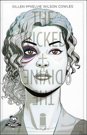 Wicked + the Divine issue 1-E Jamie McKelvie Newbury Comics Cover