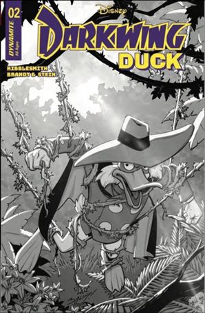 Darkwing Duck (2025) issue 2-I Mark Bagley B&W 1:10 Cover