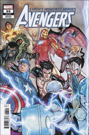 Avengers (2018/07) issue 66-B Stefano Caselli Avengers Connecting Cover