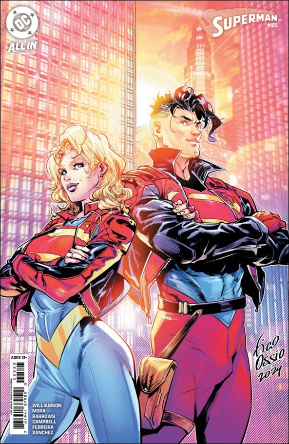 Superman (2023) issue 25-K Fico Ossio 1:100 Cardstock Cover