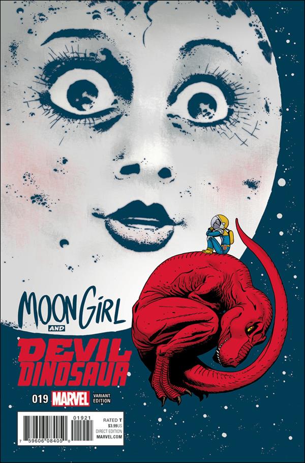 Moon Girl and Devil Dinosaur (2016) issue 19-B Marcos Martin 1:25 Cover