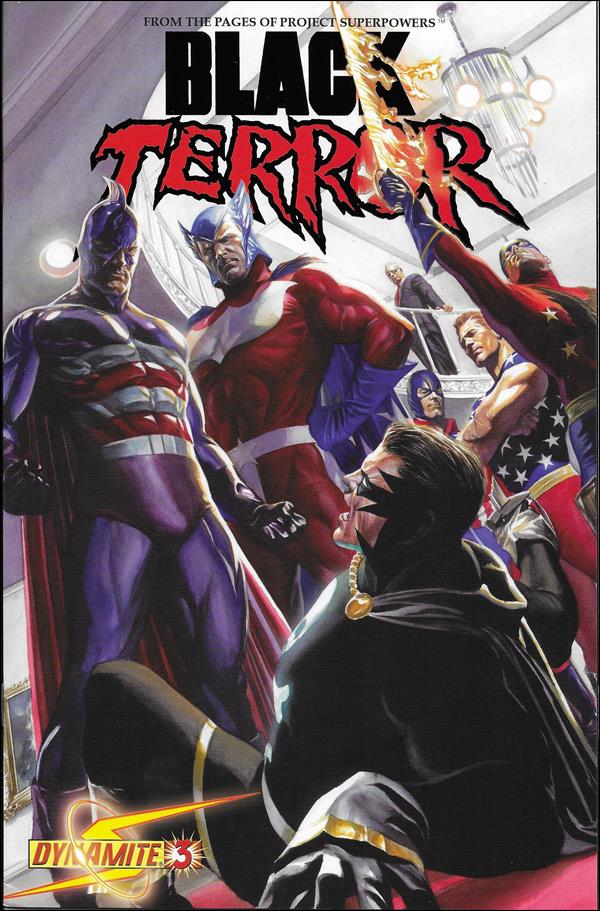 Black Terror (2008) issue 3-F Alex Ross Black Foil Cover 1/135 with COA