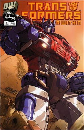 Transformers: The War Within issue 5-B Optimus Prime Cover