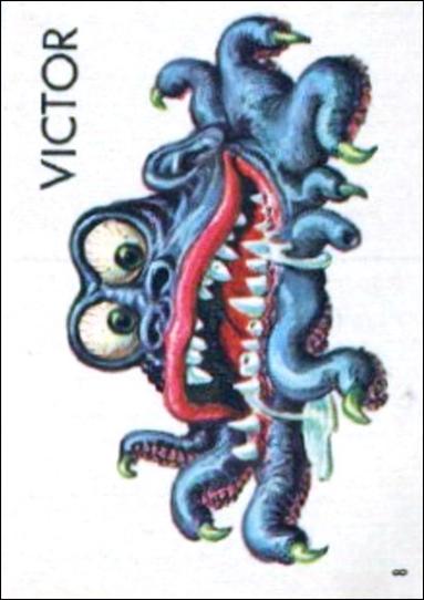 Ugly Stickers (1965) (Base Set) card 8-D Victor