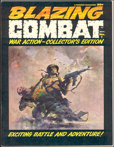 Blazing Combat issue 1 Frank Frazetta Cover