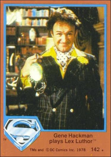Superman (Movie) Series 2 (Base Set) card 142 Gene Hackman plays Lex Luthor