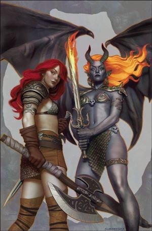 Red Sonja / Hell Sonja issue 1-K Rebeca Puebla 1:30 Virgin Cover