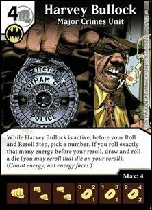 DC Comics Dice Masters World's Finest card 9 Harvey Bullock: Major Crimes Unit
