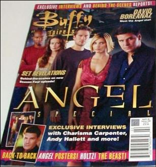 Buffy the Vampire Slayer Magazine issue 6-B Angel Cast Cover