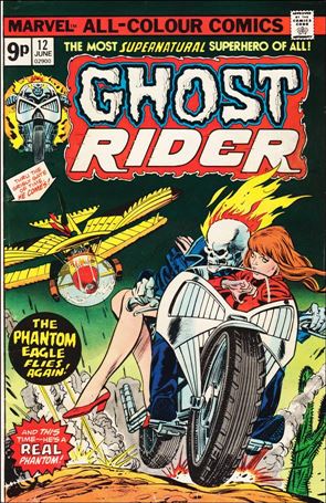 Ghost Rider (1973) issue 12-B UK Price Cover