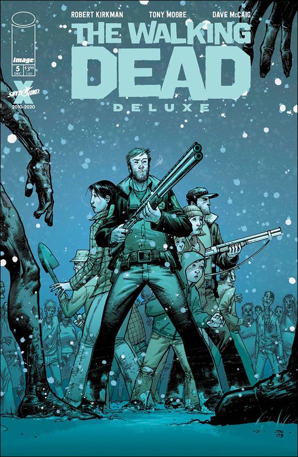 Walking Dead Deluxe issue 5-B Tony Moore Cover