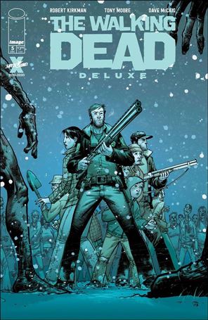 Walking Dead Deluxe issue 5-B Tony Moore Cover