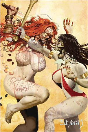 Die!namite issue 3-ZB Arthur Suydam Virgin Cover