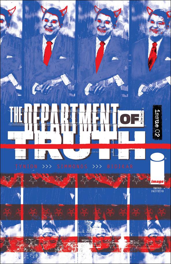 Department of Truth issue 2-G Martin Simmonds Cover (3rd Printing)