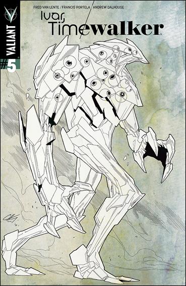 Ivar, Timewalker issue 5-C Clayton Henry Character Design Cover