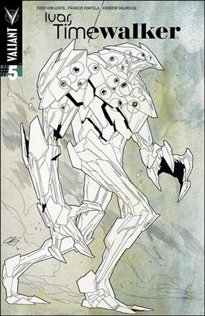 Ivar, Timewalker issue 5-C Clayton Henry Character Design Cover