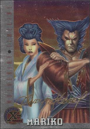 1996 Fleer Ultra X-Men All Chromium (Gold Signature Parallel Base Set) card 84 Mariko