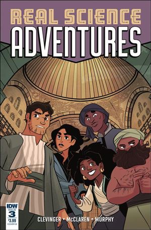 Real Science Adventures: The Nicodemus Job issue 3-B Sarah Leuver Cover