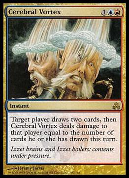 Magic the Gathering: Guildpact (Base Set) card 107 Cerebral Vortex