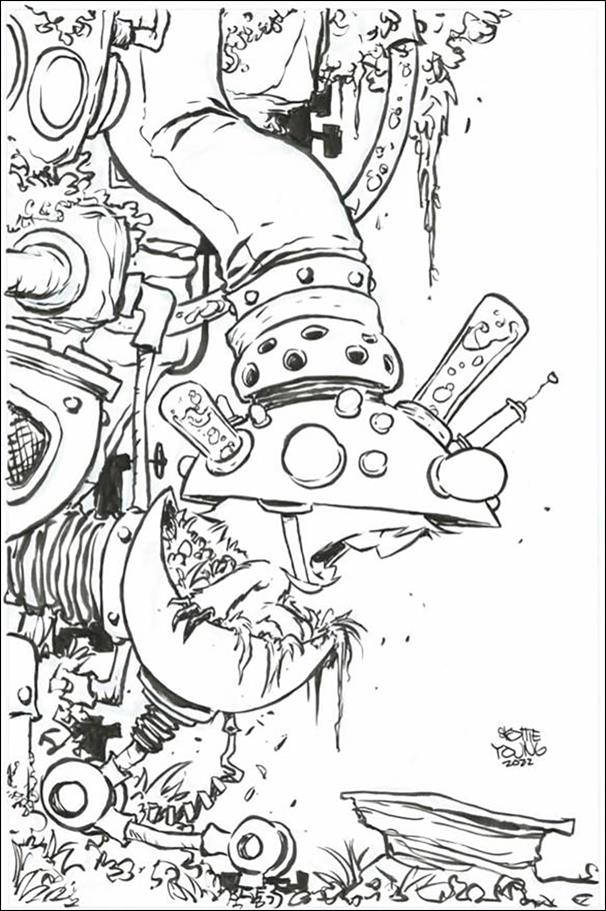 Twig issue 2-G Skottie Young 1:100 Virgin Black & White Cover