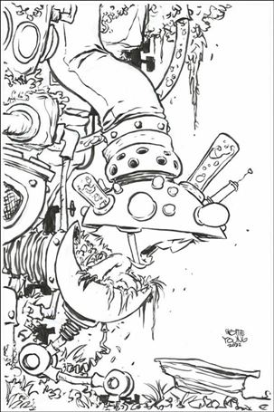 Twig issue 2-G Skottie Young 1:100 Virgin Black & White Cover