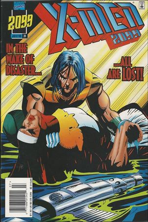 X-Men 2099 issue 34-B Newsstand Edition / Price Variant