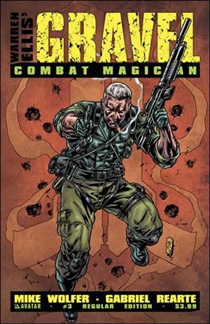 Gravel: Combat Magician issue 3 Standard Cover