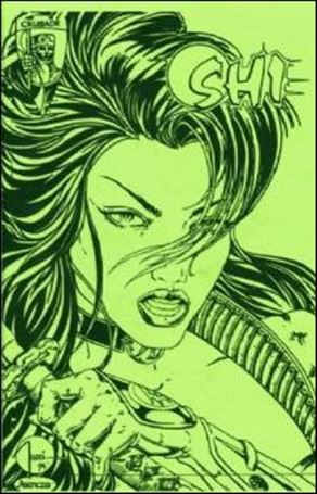 Shi: The Way of the Warrior issue 2-C Green Ashcan Edition 1/500