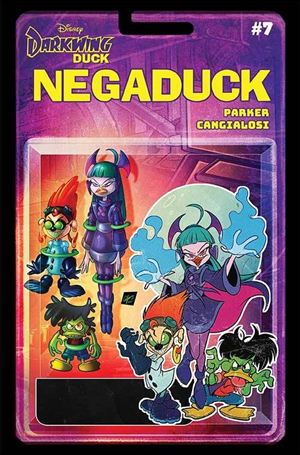 Negaduck issue 7-E Action Figure Cover