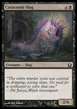 Magic the Gathering: Return to Ravnica (Base Set) card 58 Catacomb Slug