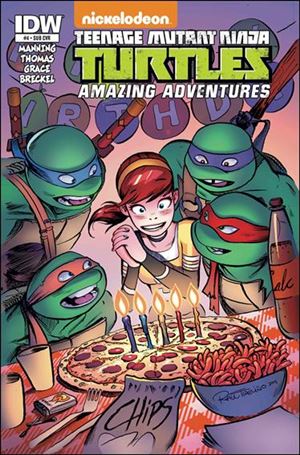 Teenage Mutant Ninja Turtles Amazing Adventures issue 4-B Raul Travino Subscription Cover
