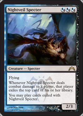 Magic the Gathering: Gatecrash (Base Set) card 222 Nightveil Specter