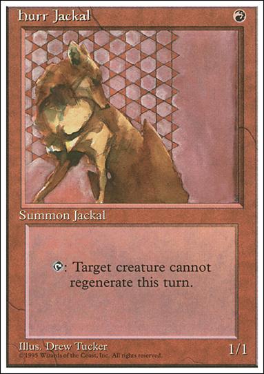 Magic the Gathering: 4th Edition (Base Set) card 203 Hurr Jackal