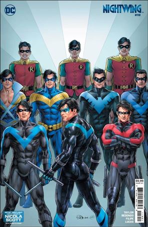 Nightwing (2016) issue 118-E Nicola Scott Artist Spotlight Cardstock Cover