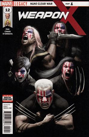 Weapon X (2017) issue 12 Rahzzah Cover