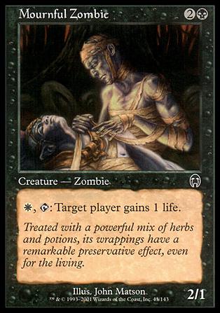 Magic the Gathering: Apocalypse (Base Set) card 43 Mournful Zombie