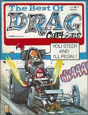 Best of Drag Cartoons 6 A, Jan 1971 Comic Book by Lopez