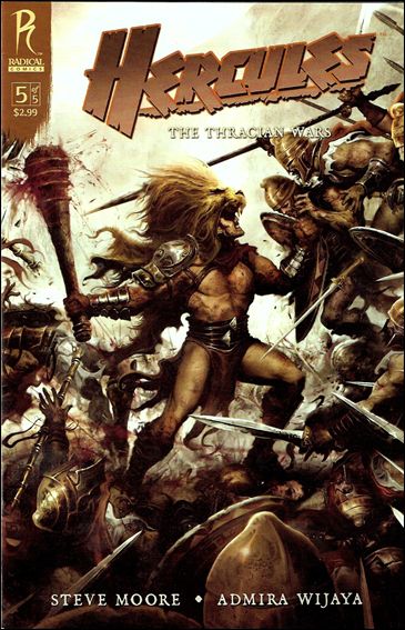Hercules (2008) issue 5 Clint Langley Wraparound Cover