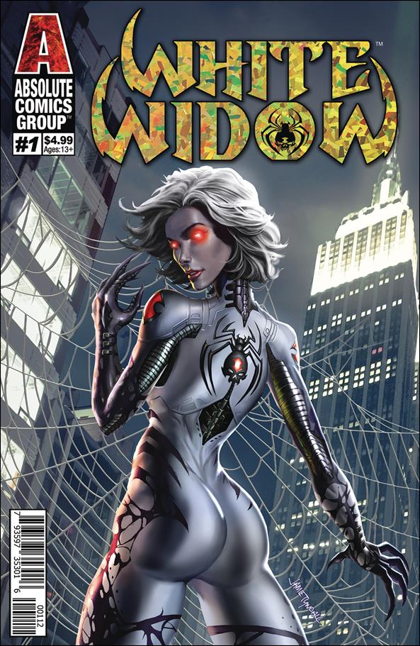 White Widow issue 1-ZB Gold Foil 2nd Printing Cover