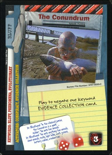 X-Files: The Truth Is Out There (Base Set) card XF97-0099v2 The Conundrum