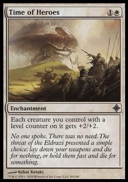 Magic the Gathering: Rise of the Eldrazi (Base Set) card 49 Time of Heroes