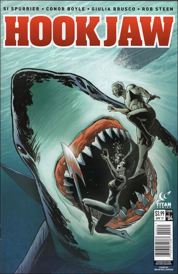 Hook Jaw issue 4-C Brian Williamson Cover