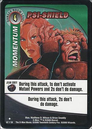 X-Men Trading Card Game (Base Set) card 67-B Psi-Shield