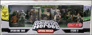 Star Wars: Galactic Heroes Cinema Scenes figure 11 Speeder Bike Chase (Target Exclusive)