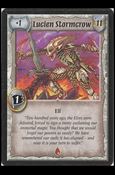 Warlord: Saga of the Storm card 57 Lucien Stormcrow (Black)