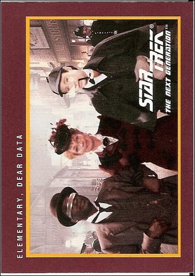 Star Trek 25th Anniversary: Series 1 (Base Set) card 38 Elemenary. Dear Data