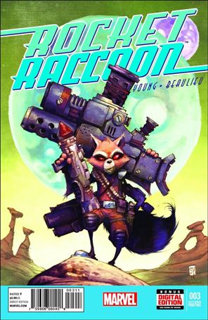 Rocket Raccoon (2014) issue 3-C Skottie Young Cover (2nd Printing)